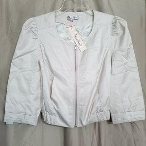 NWT Red Berry crop jacket